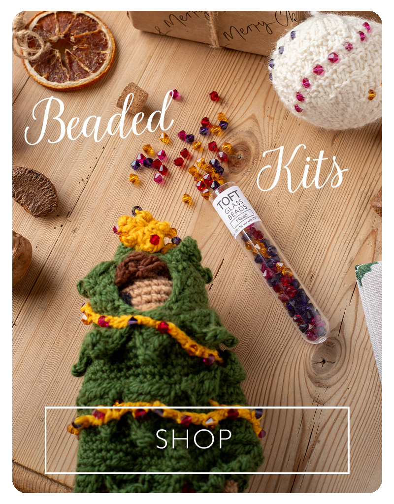 Beaded kits toft christmas crochet patterns